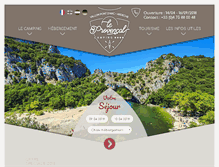 Tablet Screenshot of camping-le-provencal.fr